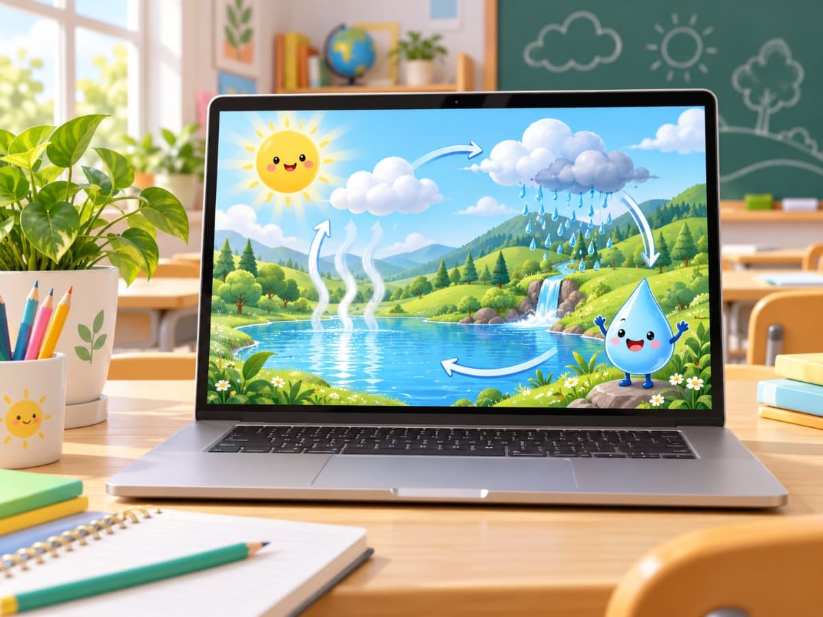 Bài giảng Canva/PPT: Vòng tuần hoàn nước